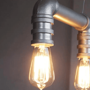 4 Head Water Pipe Industrial Pendant Light | Bright & Plus.