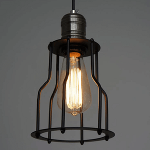 6 Head Industrial Wire Cage Chandelier / Pendant Lights | Bright & Plus.