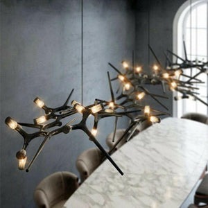 Alessandro - Postmodern Black Retro Chandelier