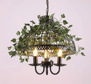 Aria - Vintage Industrial Bird Cage Hanging Lamp