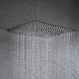 Arlo - Large Luxury Rainfall Shower Head | Bright & Plus.