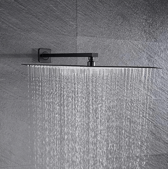 Arlo - Large Luxury Rainfall Shower Head | Bright & Plus.