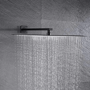 Arlo - Large Luxury Rainfall Shower Head | Bright & Plus.