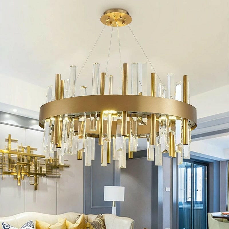 Arrow - Modern Round Crystal Chandelier