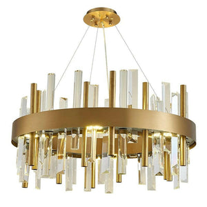 Arrow - Modern Round Crystal Chandelier