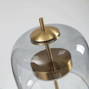 Asgeir - Vintage Glass Shade Table Lamp