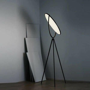 Astra - Black Nordic Lunar Floor Lamp | Bright & Plus.