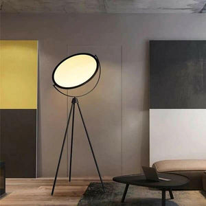 Astra - Black Nordic Lunar Floor Lamp | Bright & Plus.