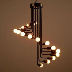 Ava-Modern Nordic Spiral Chandelier | Bright & Plus.