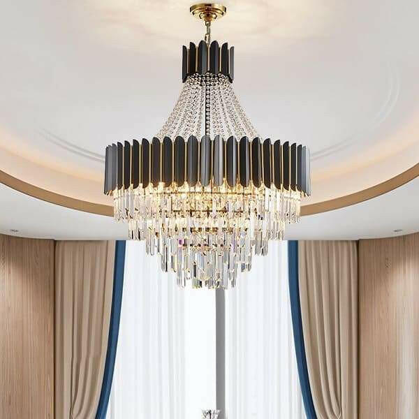 Carlo - Nordic Stainless Steel Circular Chandelier | Bright & Plus.