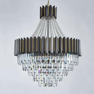 Carlo - Nordic Stainless Steel Circular Chandelier | Bright & Plus.