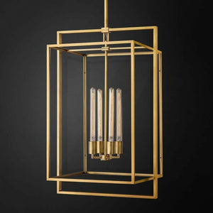 Bent - 4-light Modern Linear Chandelier