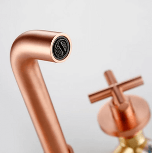 Bertinelli - Double Cross Handle Wall Mounted Faucet | Bright & Plus.