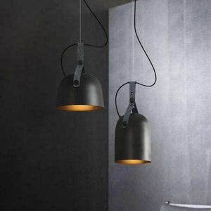 Fredd - LED Design Pendant with Loft Rounded Matal Lampshade