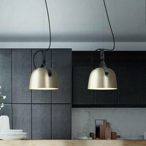 Fredd - LED Design Pendant with Loft Rounded Matal Lampshade