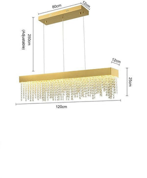 Bicce - Modern Rectangular Chandelier