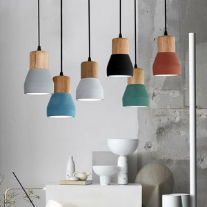 Birgit - Industrial Retro Cement Pendant Light