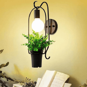 Brielle - Modern Nordic Planter Wall Lamp | Bright & Plus.