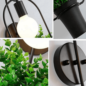 Brielle - Modern Nordic Planter Wall Lamp | Bright & Plus.