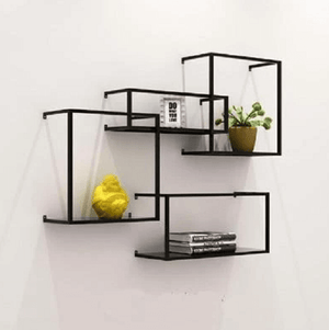 Brock - Modern Nordic Iron Frame Shelves | Bright & Plus.