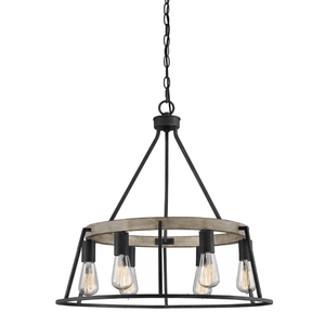 Brockton - 24 Inch 6 Light Chandelier | Bright & Plus.