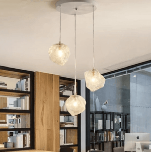 Burley - Glass Pendant Hanging Lamp | Bright & Plus.