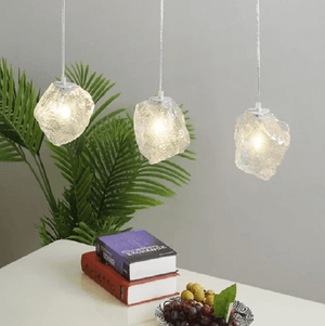 Burley - Glass Pendant Hanging Lamp | Bright & Plus.