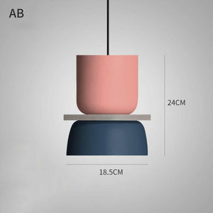 Caesar - Nordic Style Colored Pendant Lamp