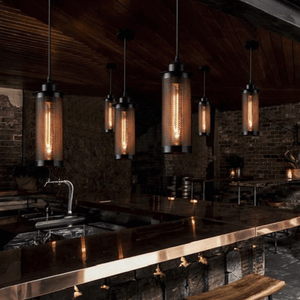 Caius - Vintage Industrial Hanging Pendant Lamp | Bright & Plus.