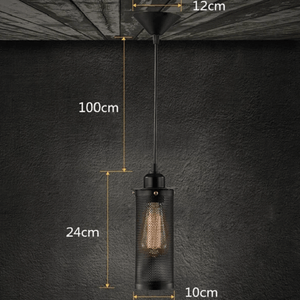 Caius - Vintage Industrial Hanging Pendant Lamp | Bright & Plus.