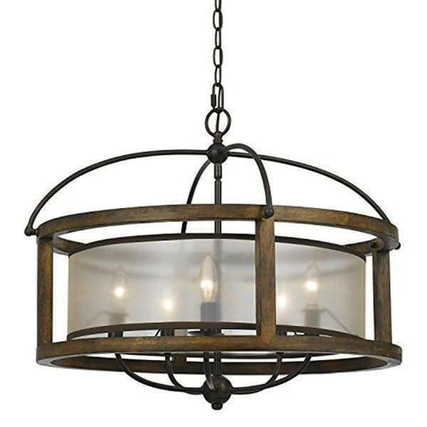 Cal - Round Chandelier 5 Lights | Bright & Plus.