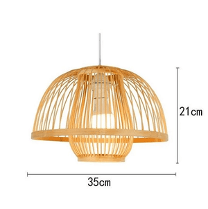 Calico - Bamboo Pendant Hanging Light | Bright & Plus.