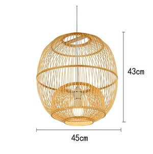 Calico - Bamboo Pendant Hanging Light | Bright & Plus.