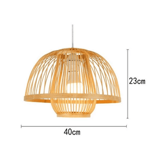 Calico - Bamboo Pendant Hanging Light | Bright & Plus.