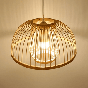 Calico - Bamboo Pendant Hanging Light | Bright & Plus.