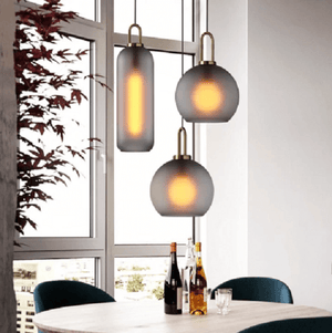 Cam- Glass Pendant Light | Bright & Plus.