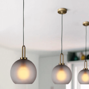 Cam- Glass Pendant Light | Bright & Plus.