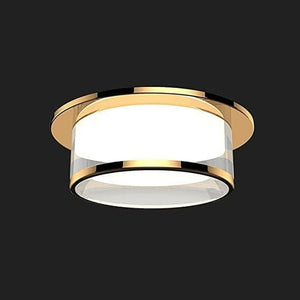 Cedrik - Gold and Silver Crystal Recessed Ceiling Lamp