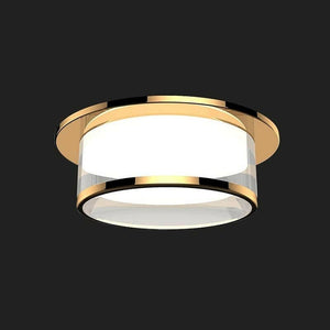 Cedrik - Gold and Silver Crystal Recessed Ceiling Lamp