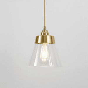 Cedrik Glass & Brass Pendant Lights