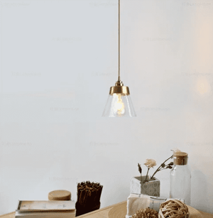 Cedrik Glass & Brass Pendant Lights