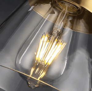 Cedrik Glass & Brass Pendant Lights