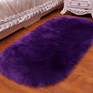 Charon - Faux Sheepskin Fluffy Rug | Bright & Plus.