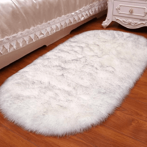 Charon - Faux Sheepskin Fluffy Rug | Bright & Plus.