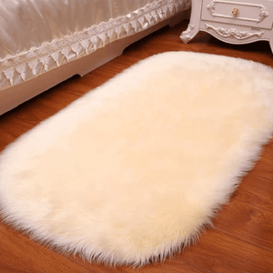 Charon - Faux Sheepskin Fluffy Rug | Bright & Plus.