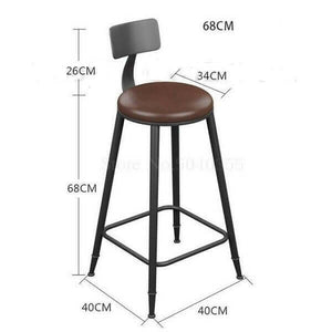 Chicago Minimalist Bar Stool | Bright & Plus.