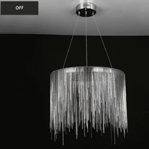 Detto - Circular LED Raindrop Chandelier | Bright & Plus.