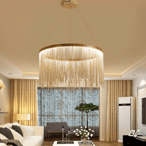 Detto - Circular LED Raindrop Chandelier | Bright & Plus.