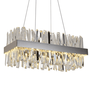 Cristel - Modern Crystal Shard Bar Crystal Chandelier