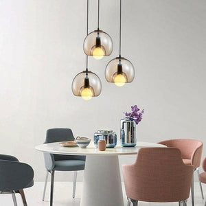 Dag - Modern Style Spherical Glass Pendant Lamp